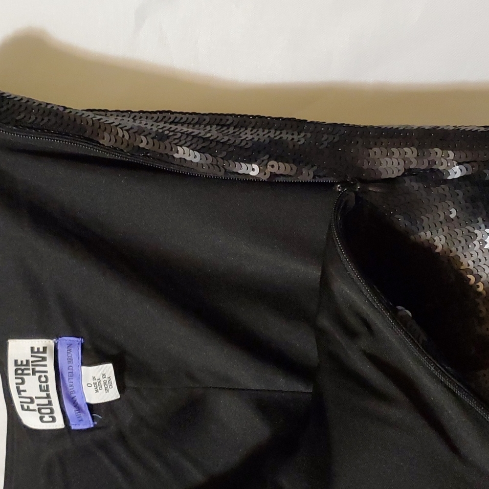 Future Collective with Kahlana Barfield Brown High-Rise Sequin Flare Pan… - Picture 16 of 16